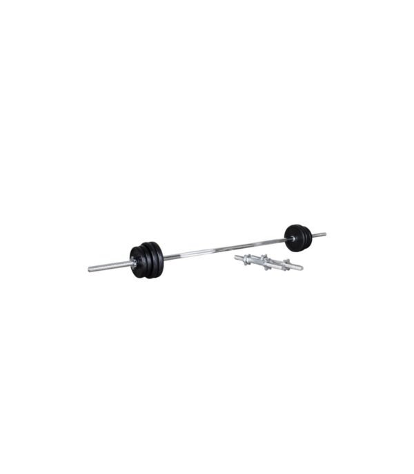 Pack de 2 mancuernas importadas + Barra zeta + 20 Kg redondos - Image 4