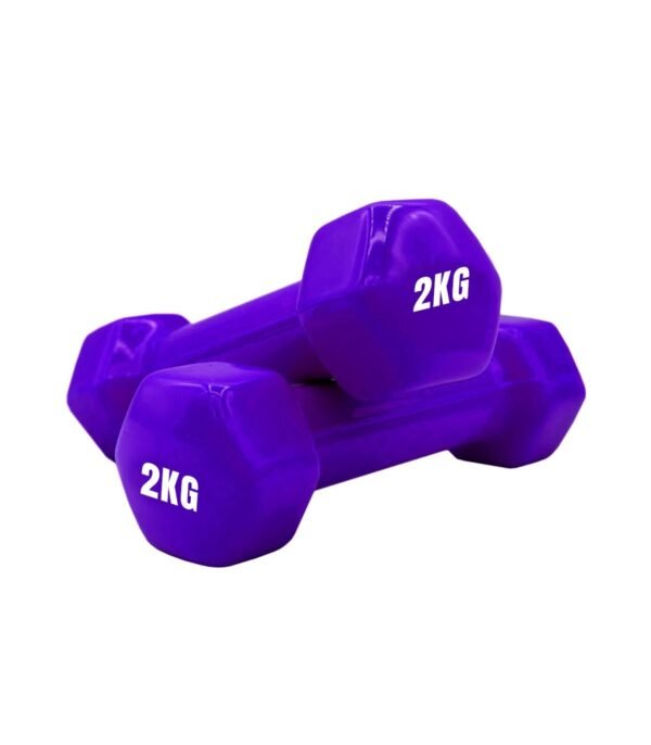 Pesas Mancuernas Plastificadas De 2kg
