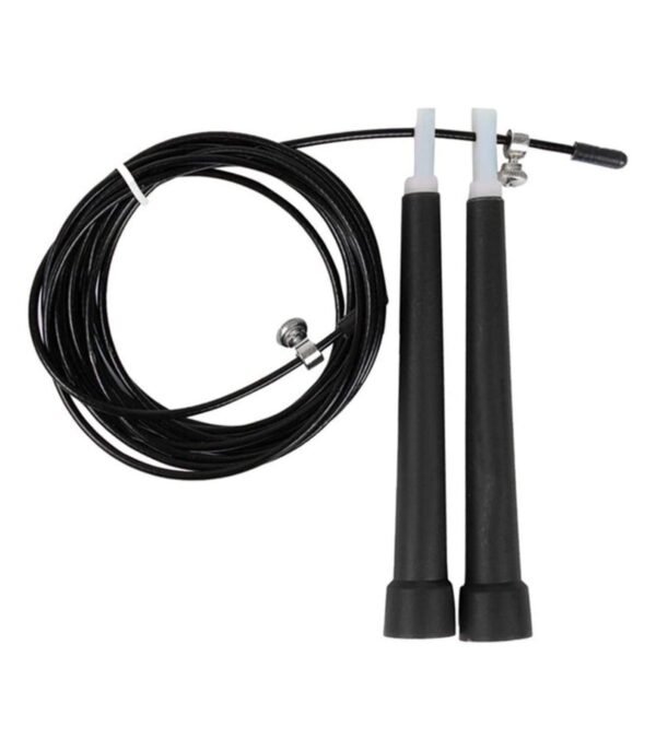 Soga de saltar crossfit PVC Negro - Image 3
